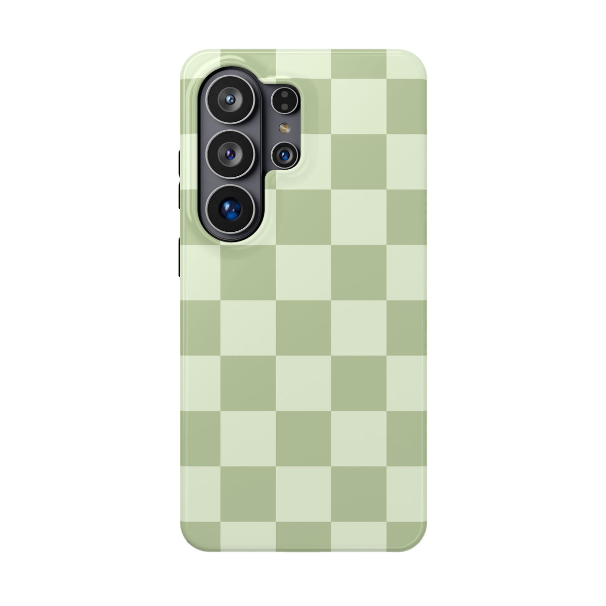 Green & Light Green Checkered Samsung Case