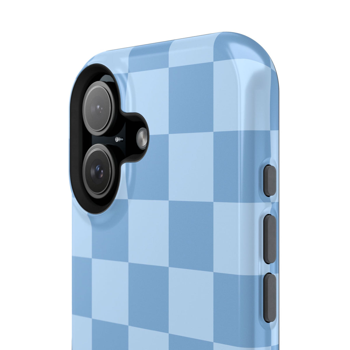 Blue Candy Checkered iPhone Case