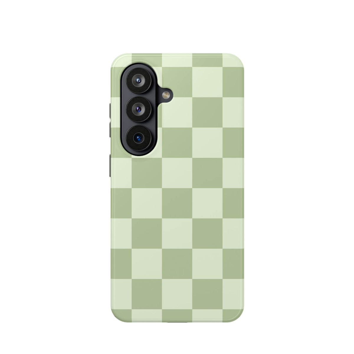 Green & Light Green Checkered Samsung Case