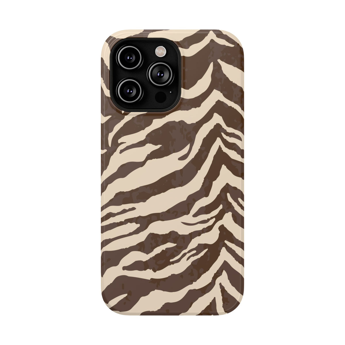 Brown Zebra iPhone Case