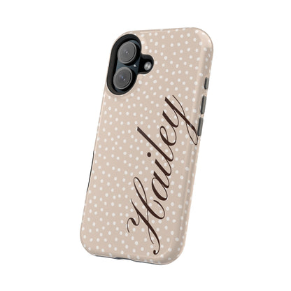 Custom Vanilla Dots iPhone Case