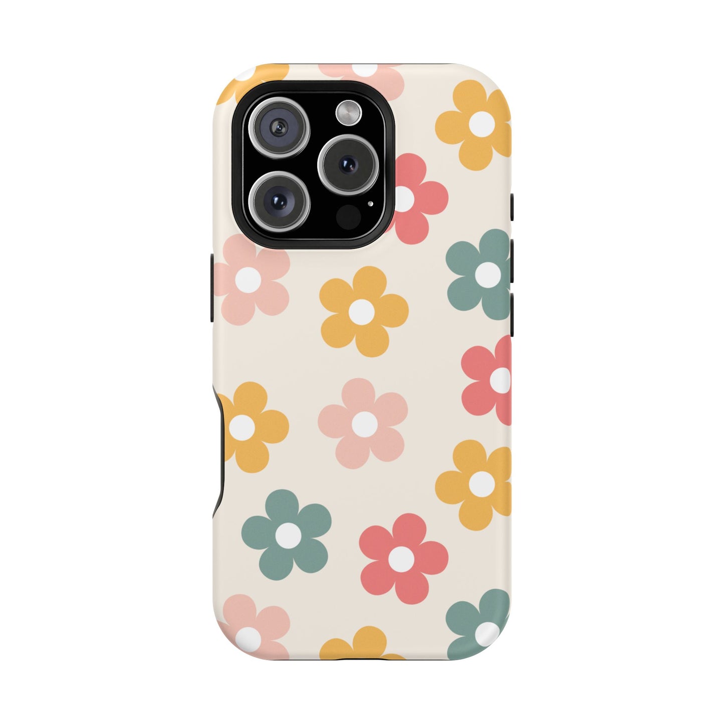 Boho Retro Flowers iPhone Case