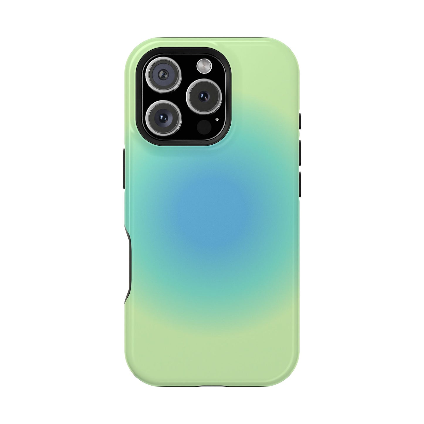 Blue & Green Aura iPhone Case