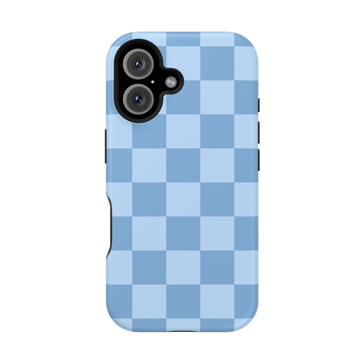 Blue Candy Checkered iPhone Case
