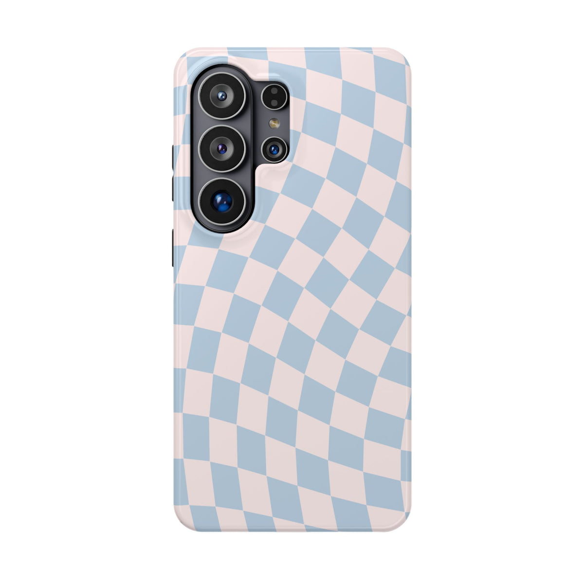 Cotton Candy Wavy Checkered Samsung Case