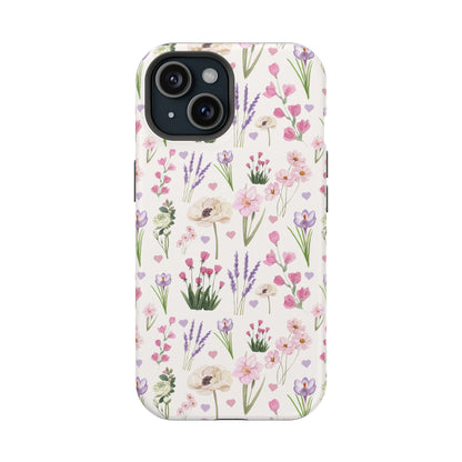 Vintage Purple Floral iPhone Case
