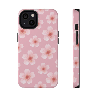 Pink Cherry Blossoms iPhone Case
