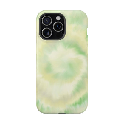 Lime Tie Dye iPhone Case