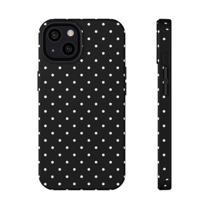 White Mini Dots iPhone Case