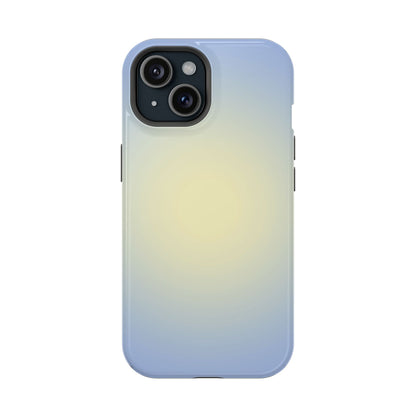 Blue & Yellow Aura iPhone Case