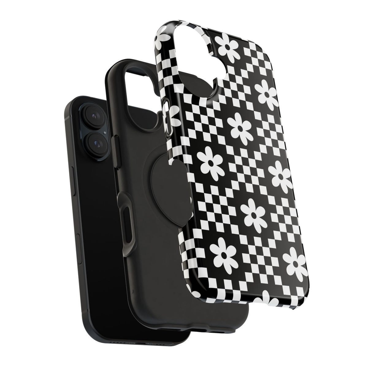 Checkerboard Daisy iPhone Case from Stella Cases