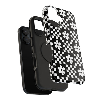 Checkerboard Daisy iPhone Case from Stella Cases