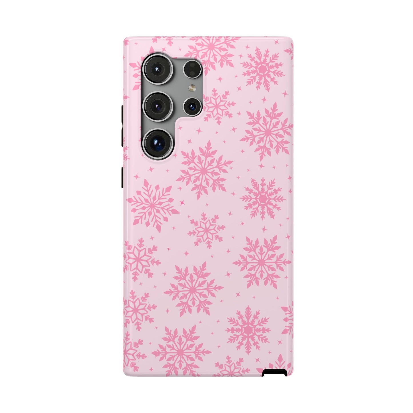 Pink Snowflakes Samsung Case
