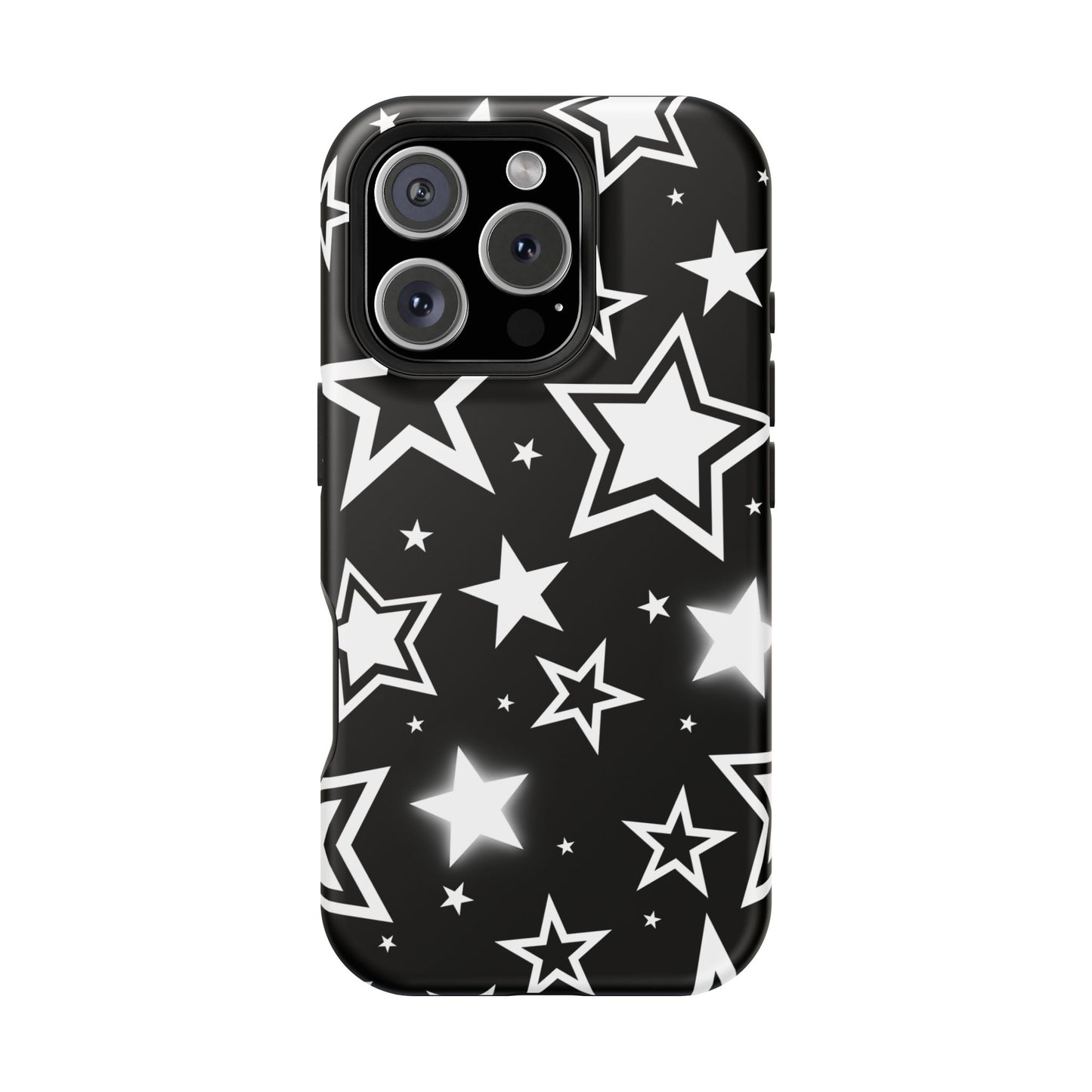 Black Stardust iPhone Case