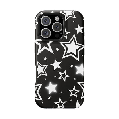 Black Stardust iPhone Case