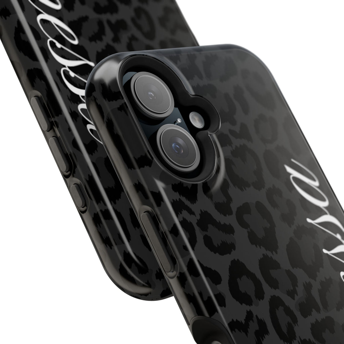 Custom Black Leopard iPhone Case