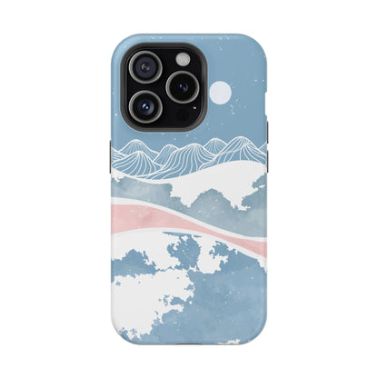 Blue Winter Night iPhone Case