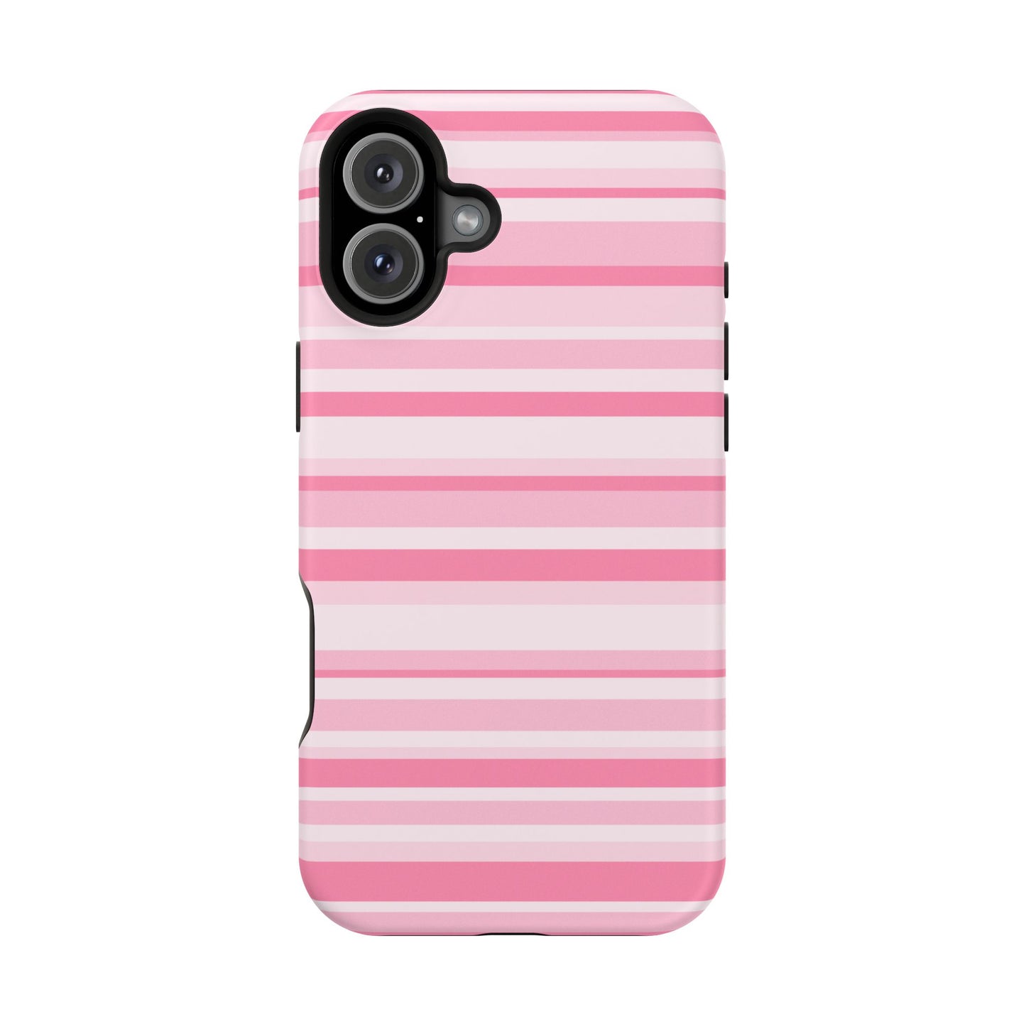 Pink Candy Stripes iPhone Case