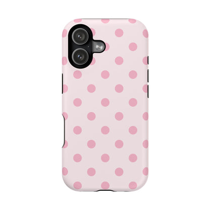 Pink Sprinkles Polka Dots iPhone Case