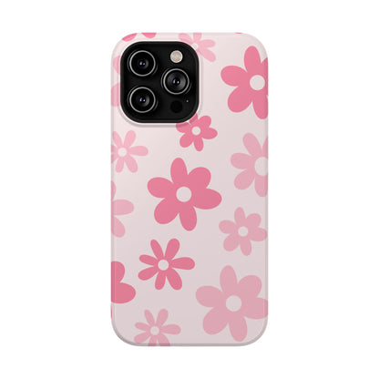 Pink Flower Power iPhone Case