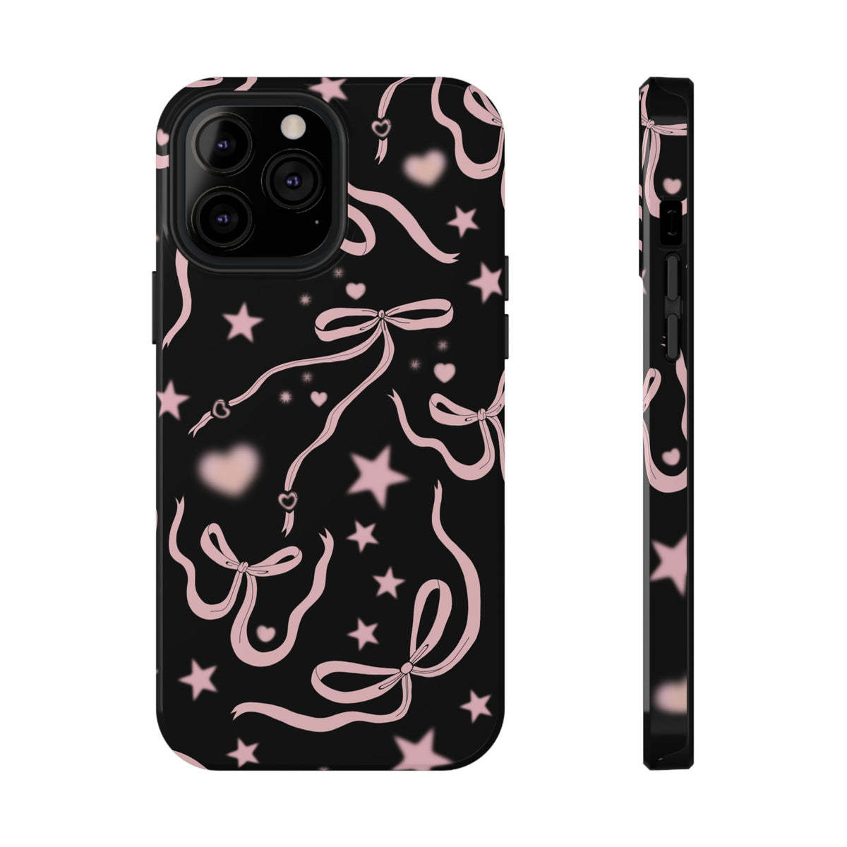 Black Cosmic Bows iPhone Case from Stella Cases