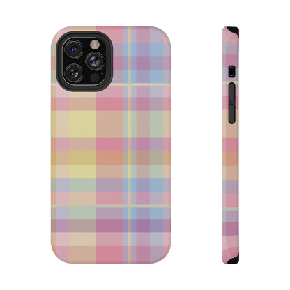 Sorbet Plaid iPhone Case