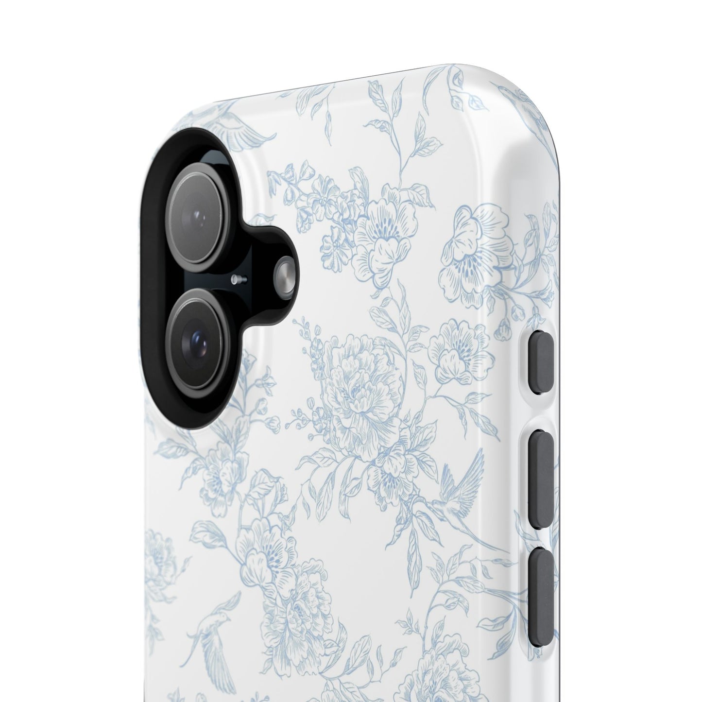 French Blue Toile iPhone Case