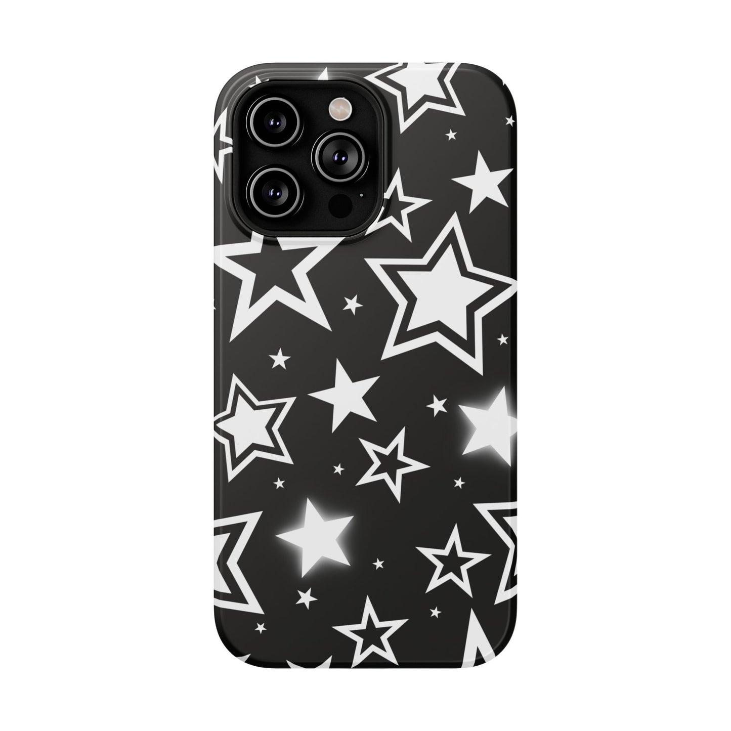 Black Stardust iPhone Case
