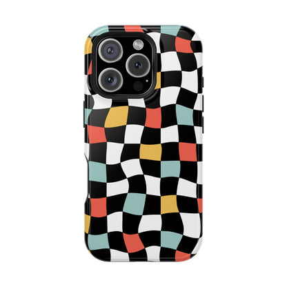 Retro Check iPhone Case