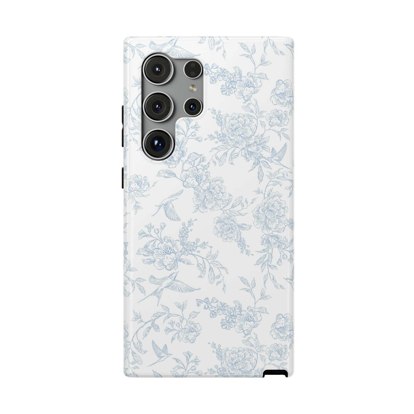 French Blue Toile Samsung Case