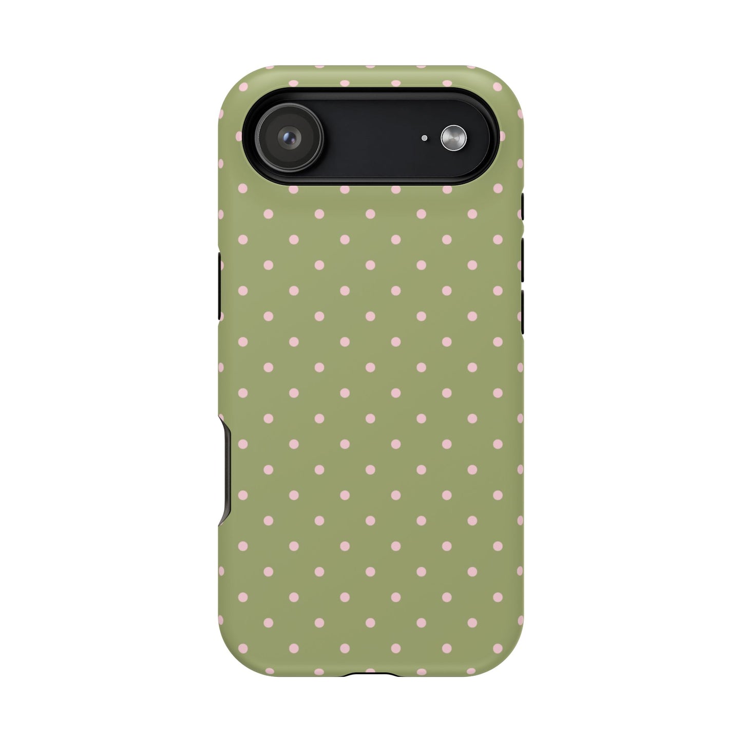 Pink Matcha Mini Dots iPhone Case