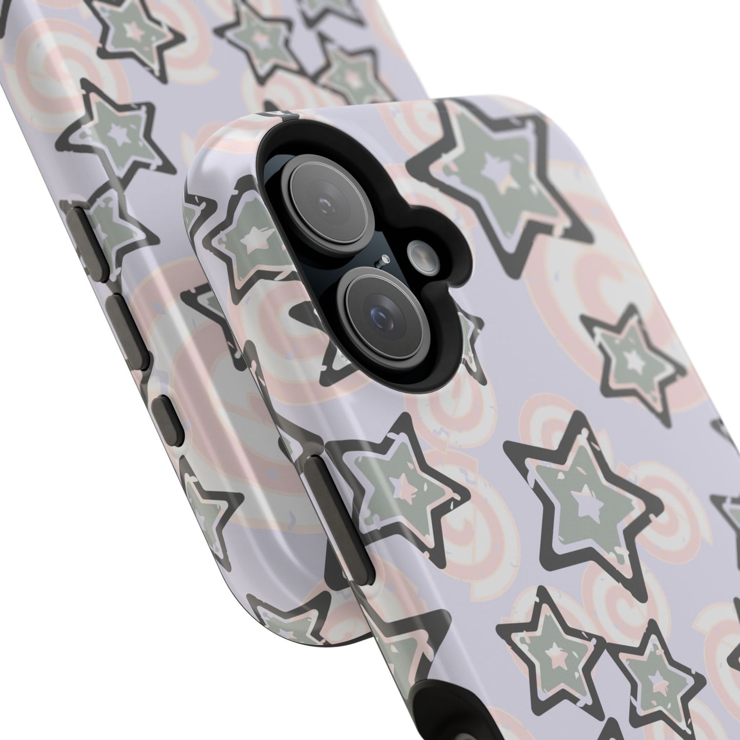 Y2K Gray Star iPhone Case