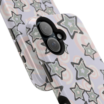 Y2K Gray Star iPhone Case