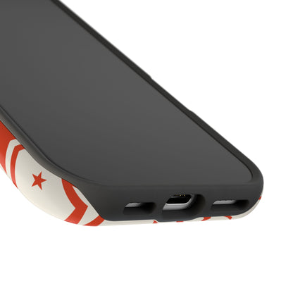 Red Stardust iPhone Case