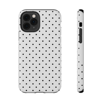 Black Mini Dots iPhone Case