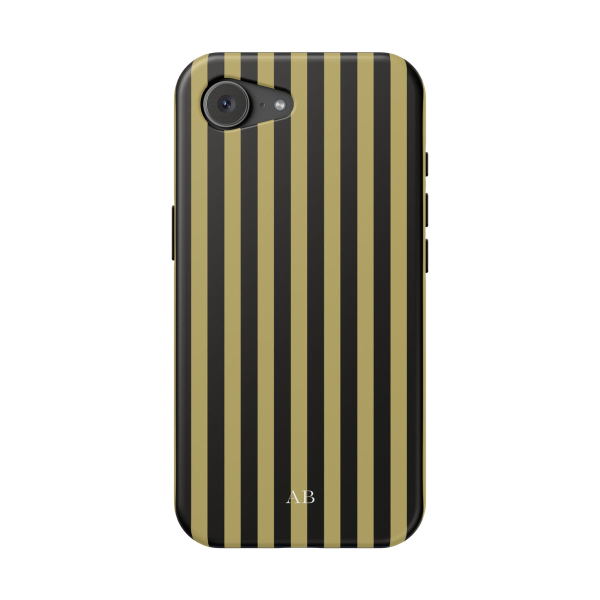 Custom Initials Wicked Stripes iPhone Case