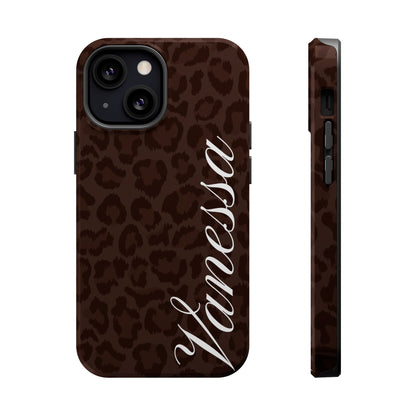 Custom Mocha Leopard iPhone Case