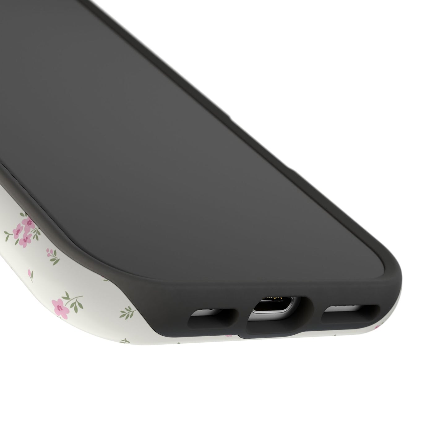 Blush Ditsy Flowers iPhone Case