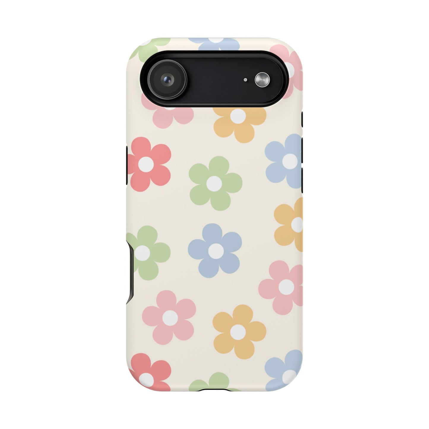 Preppy Retro Flowers iPhone Case