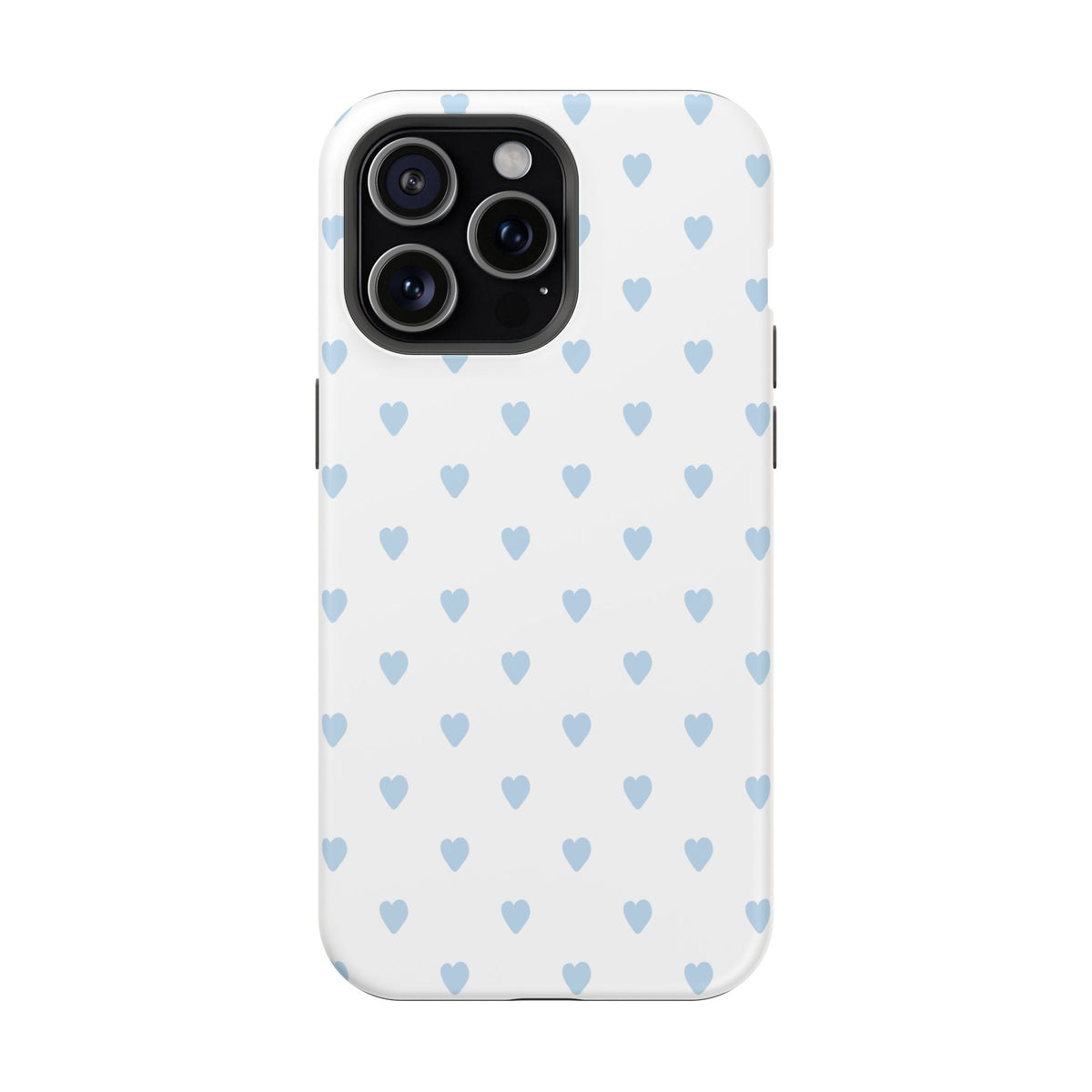 Blue Little Hearts iPhone Case