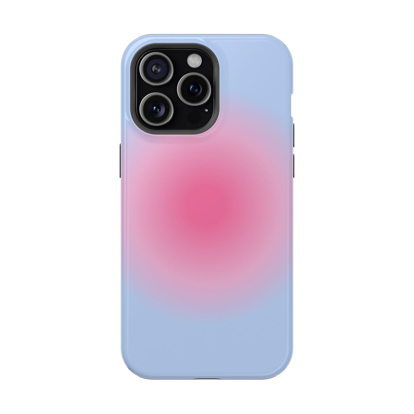 Pink & Blue Aura iPhone Case