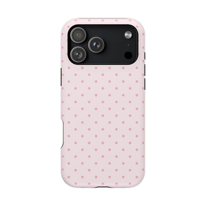 Pink Sprinkles Mini Dots iPhone Case