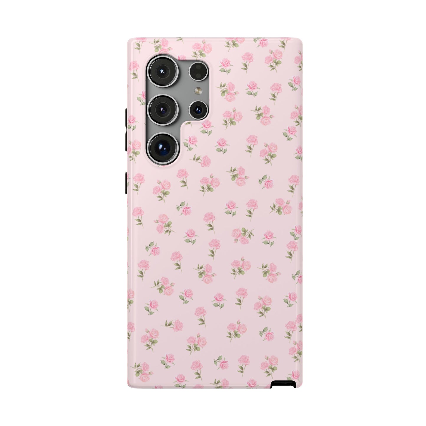 Pink Ditsy Roses Samsung Case