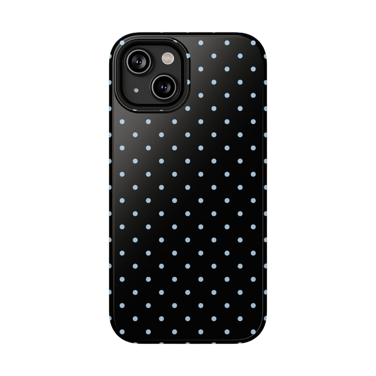 Blue Velvet Mini Dots iPhone Case