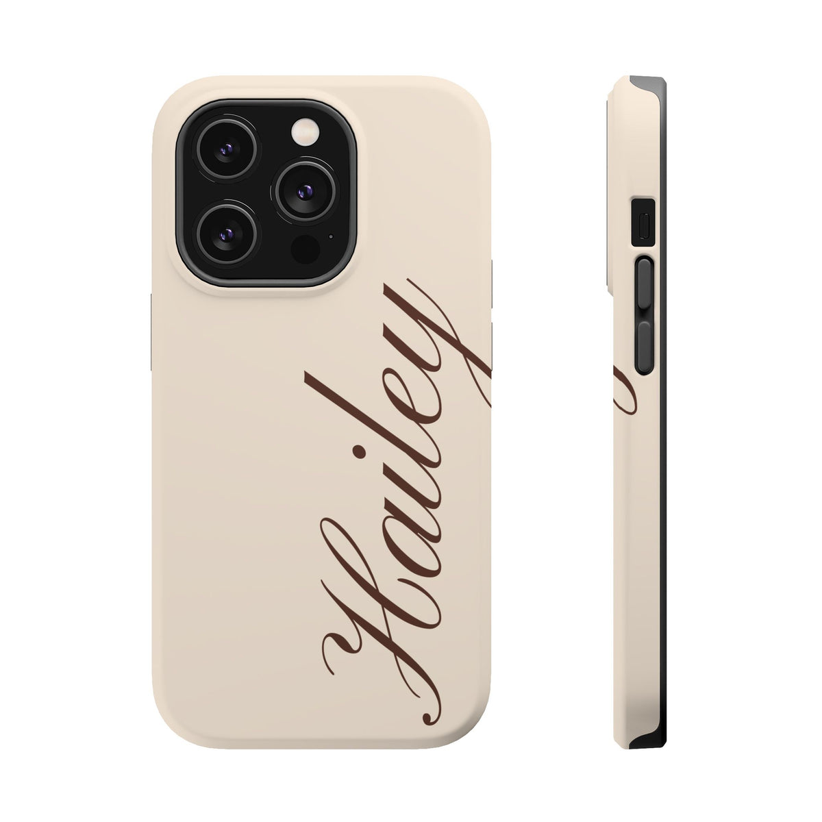 Custom Beige iPhone Case