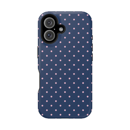 Periwinkle Mini Dots iPhone Case