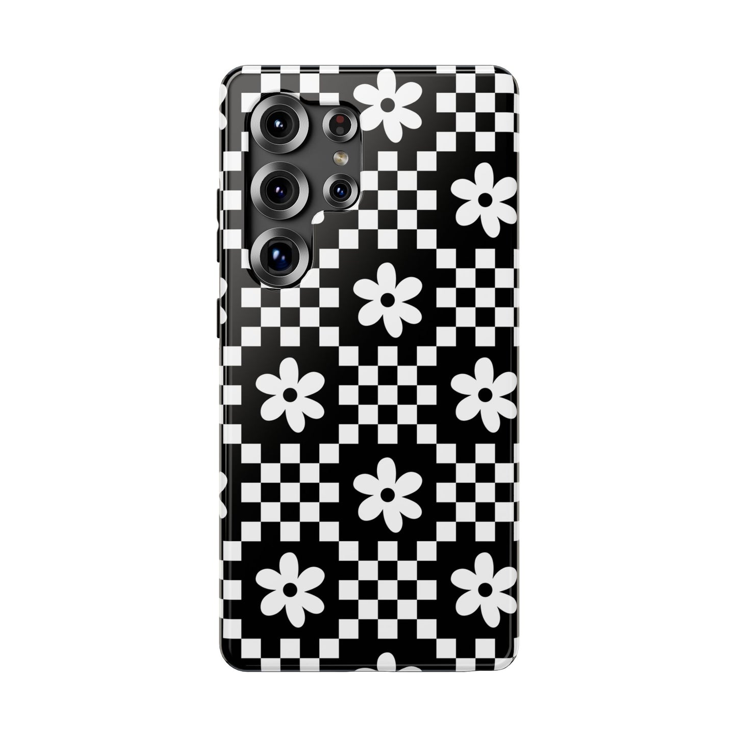 Checkerboard Daisy Samsung Case