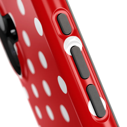 Red Polka Dots iPhone Case