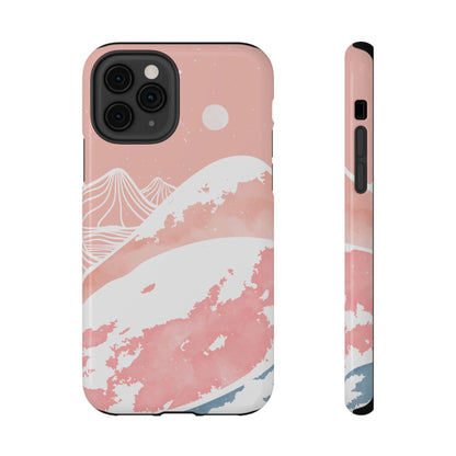 Pink Winter Night iPhone Case
