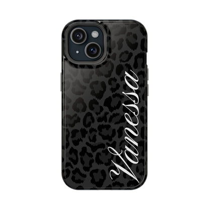 Custom Black Leopard iPhone Case